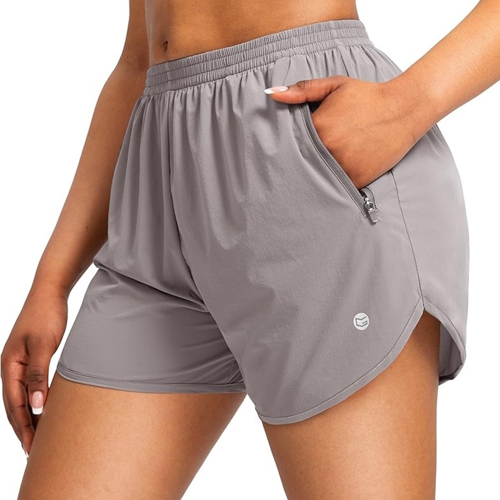 Women’s G Gradual Gray Large Athletic Shorts